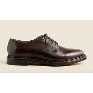 J Crew Ludlow derbys Men's Dress Shoe Leather Dark Brown $248 Size 10 [jb]